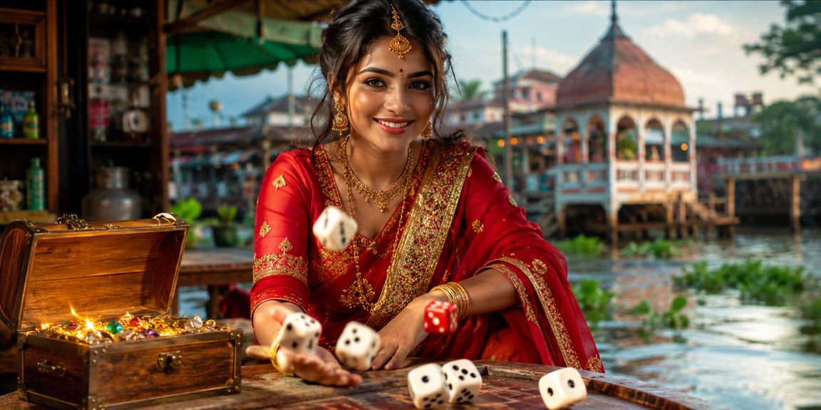 ময়মনসিংহের ডাইস গেমস, রেড ও গ্রিন রং সহ, বাংলাদেশি